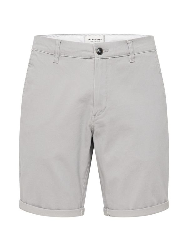 JACK & JONES JACK & JONES Панталон Chino 'DAVE'  сиво