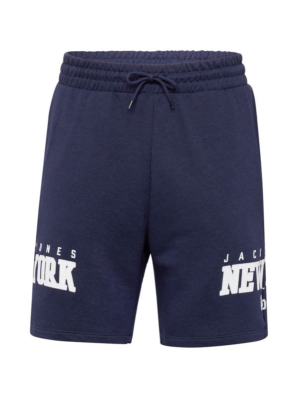 JACK & JONES JACK & JONES Панталон 'CORY'  нейви синьо / бяло