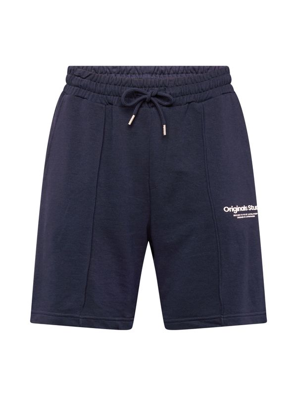 JACK & JONES JACK & JONES Панталон 'KANE VESTERBRO'  нощно синьо / бяло