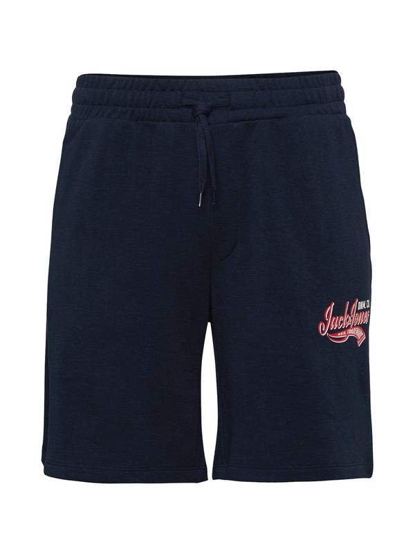 JACK & JONES JACK & JONES Панталон  нейви синьо / червено / бяло