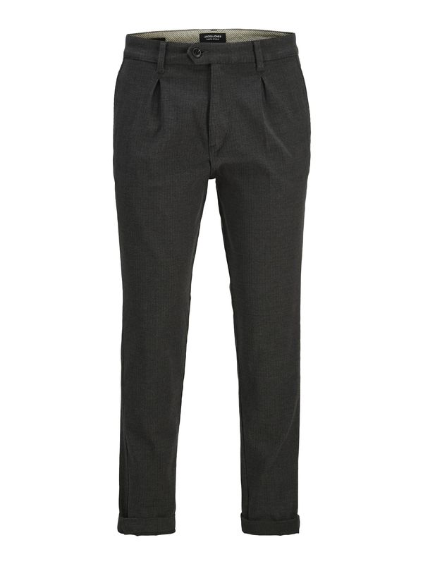 JACK & JONES JACK & JONES Панталон с набор 'Ace Harvey'  тъмносиво / черно