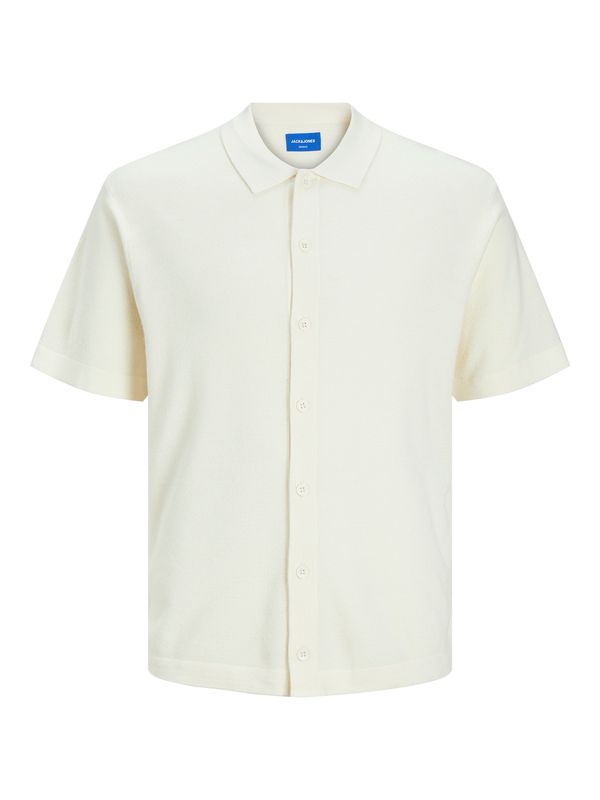 JACK & JONES JACK & JONES Плетена жилетка 'Faro Sodra'  светлобежово