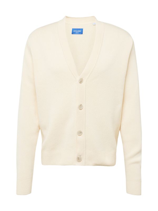 JACK & JONES JACK & JONES Плетена жилетка 'RINO'  светлобежово