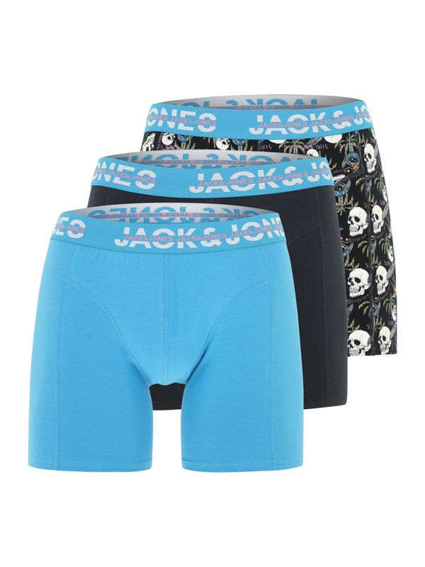 Jack & Jones Plus Jack & Jones Plus Боксерки 'HAVANA'  нейви синьо / лазурно синьо / черно / бяло