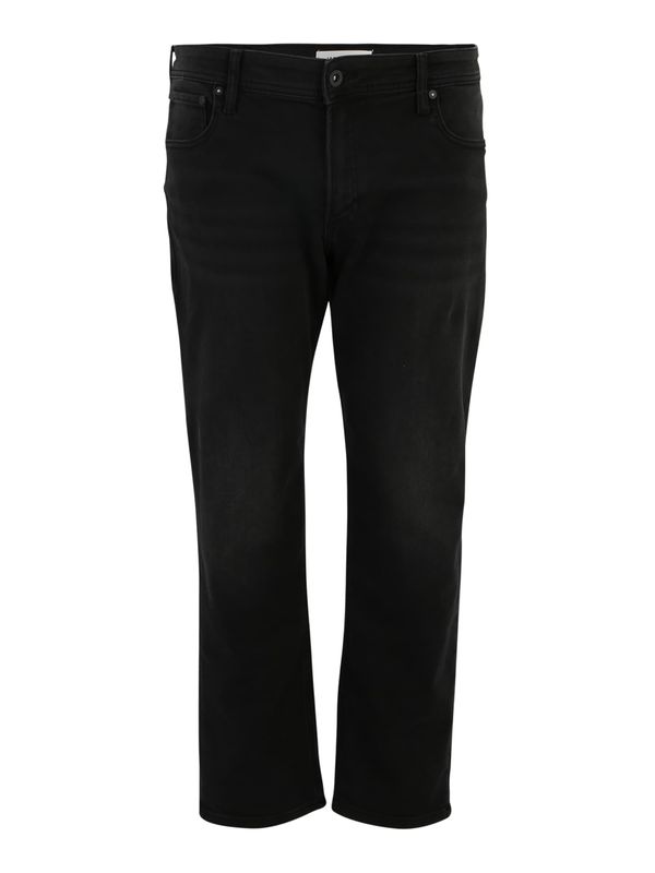 Jack & Jones Plus Jack & Jones Plus Дънки 'MIKE'  черен деним