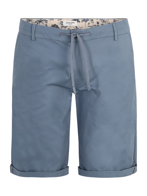 Jack & Jones Plus Jack & Jones Plus Панталон Chino 'MARCO SUMMER'  опушено синьо