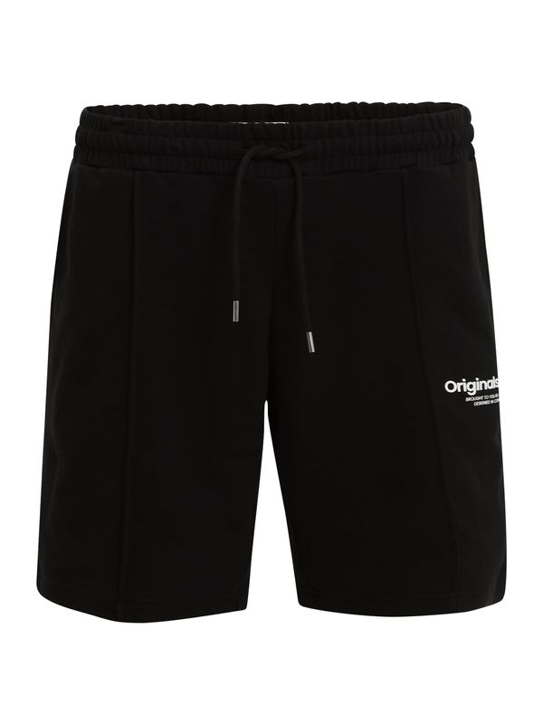 Jack & Jones Plus Jack & Jones Plus Панталон 'KANE VESTERBRO'  черно / бяло