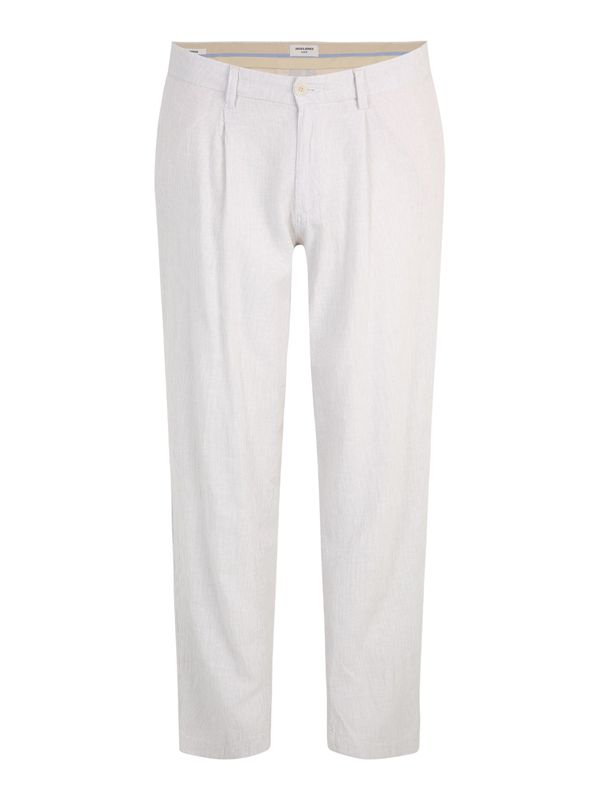 Jack & Jones Plus Jack & Jones Plus Панталон с ръб 'BILL CAIRO'  камел / бяло