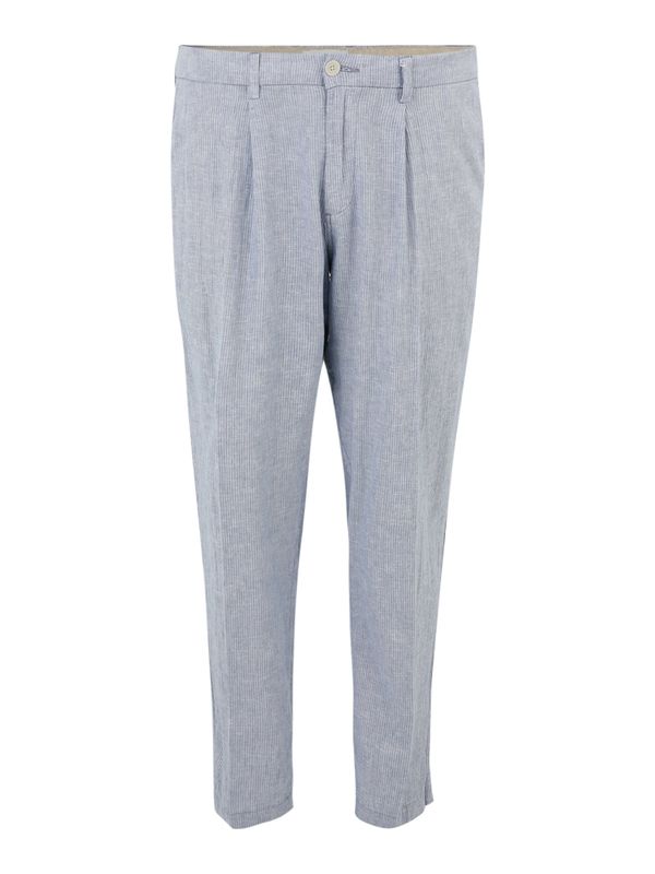 Jack & Jones Plus Jack & Jones Plus Панталон с ръб 'BILL CAIRO'  светлосиньо / мръсно бяло