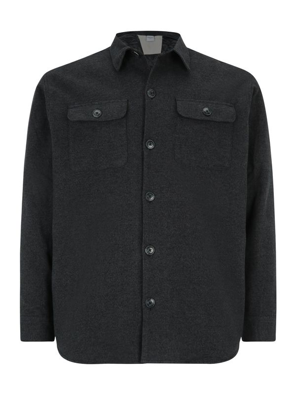 Jack & Jones Plus Jack & Jones Plus Преходно яке  черен меланж