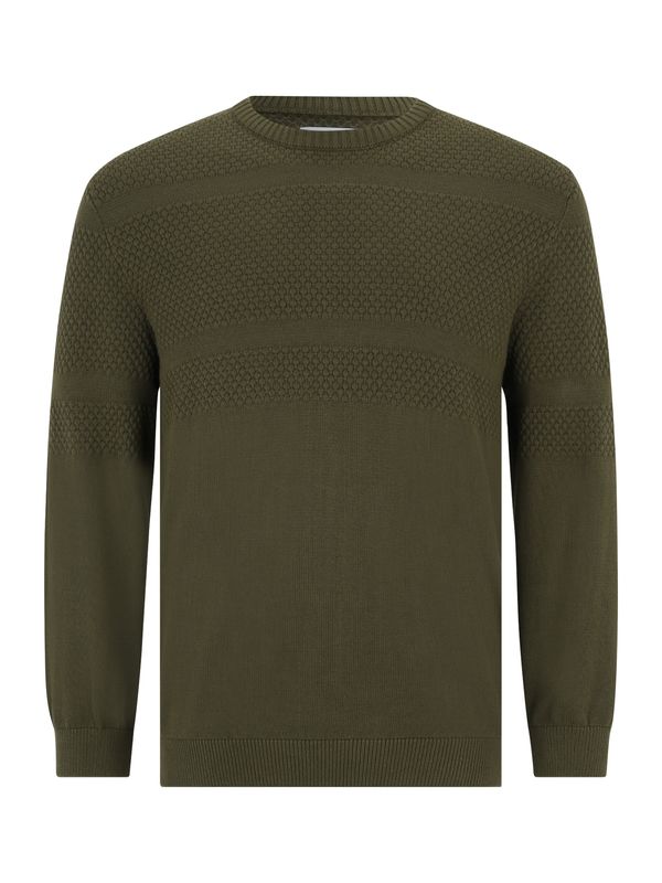 Jack & Jones Plus Jack & Jones Plus Пуловер 'CHRIS'  маслина