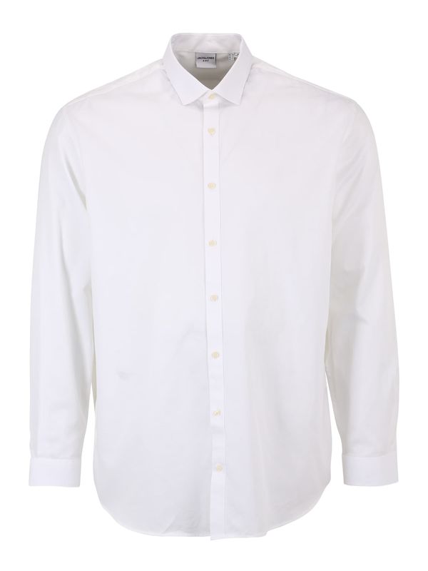 Jack & Jones Plus Jack & Jones Plus Риза 'Blacardiff'  бяло