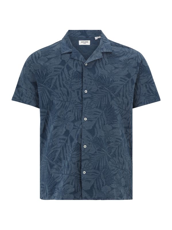 Jack & Jones Plus Jack & Jones Plus Риза 'NAEL'  морскосиньо / син деним
