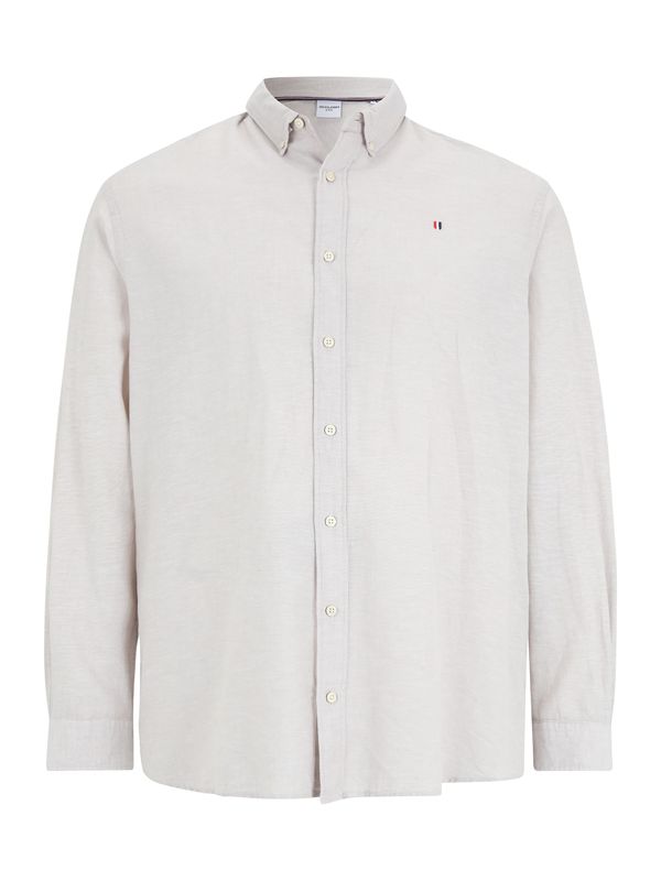Jack & Jones Plus Jack & Jones Plus Риза 'SUMMER'  бяло
