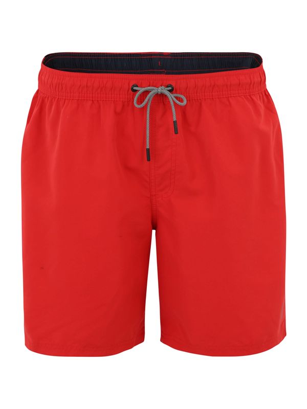 Jack & Jones Plus Jack & Jones Plus Шорти за плуване 'Fiji'  червено