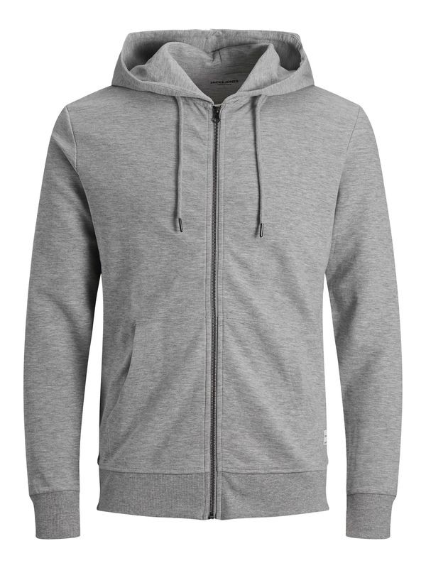 Jack & Jones Plus Jack & Jones Plus Суичъри с качулка  сив меланж