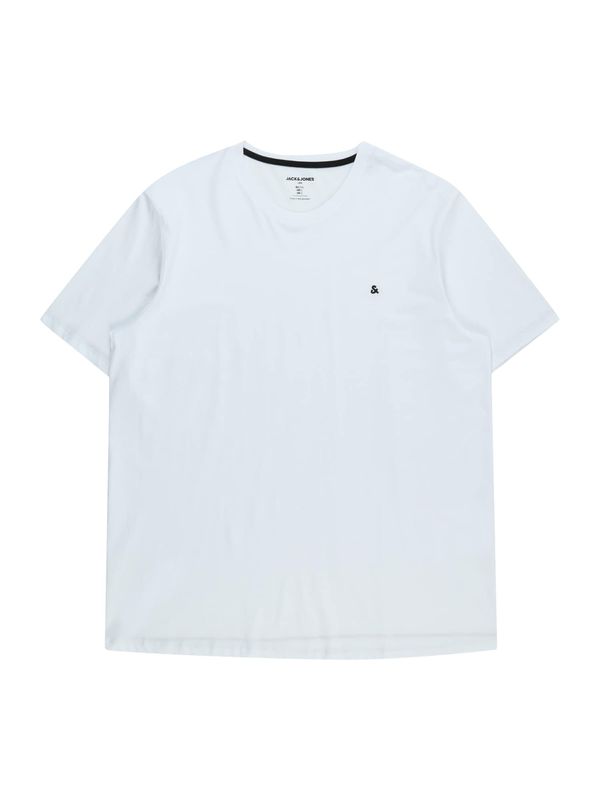 Jack & Jones Plus Jack & Jones Plus Тениска 'PAULOS'  нейви синьо / бяло