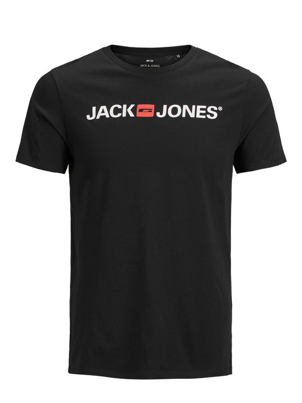 Jack & Jones Plus Jack & Jones Plus Тениска  светлочервено / черно / бяло