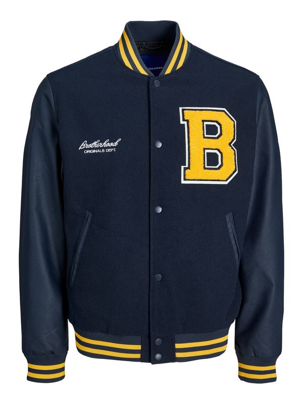 JACK & JONES JACK & JONES Преходно яке  нощно синьо / жълто / бяло