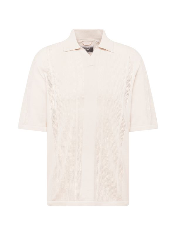 JACK & JONES JACK & JONES Пуловер 'AIRY'  кремаво