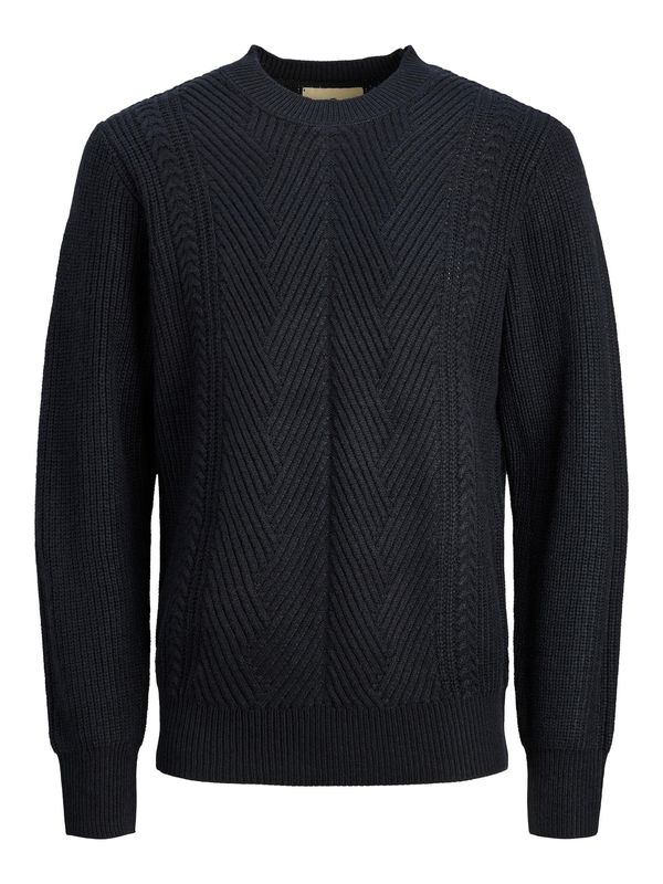 JACK & JONES JACK & JONES Пуловер 'CARTER'  морскосиньо
