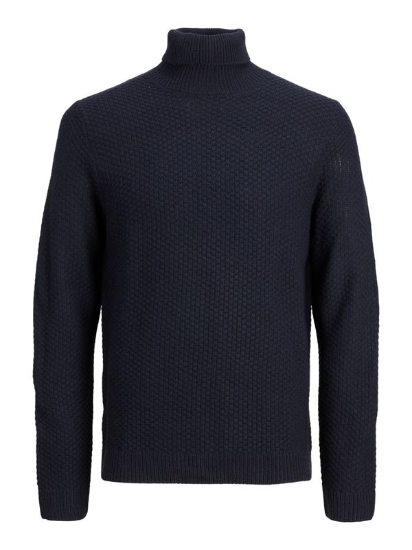 JACK & JONES JACK & JONES Пуловер 'DAMIAN'  нейви синьо