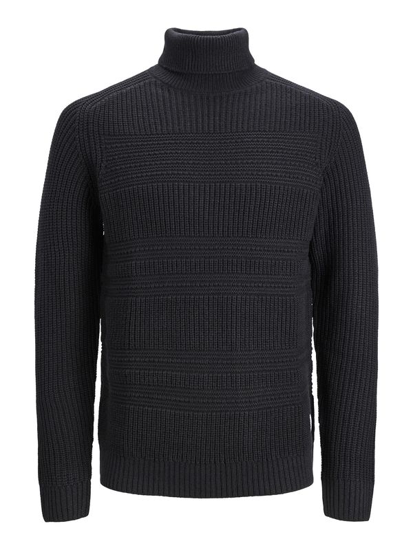 JACK & JONES JACK & JONES Пуловер 'DAVIS'  черно