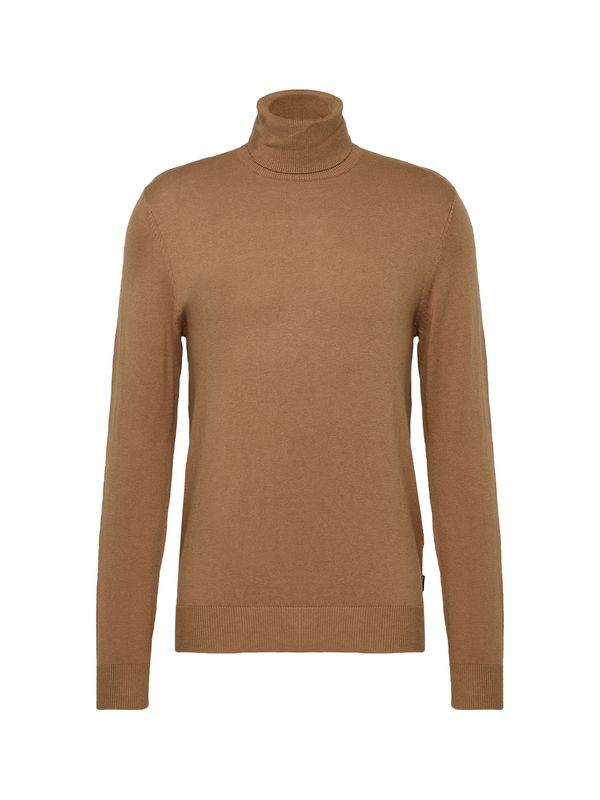 JACK & JONES JACK & JONES Пуловер 'Emil'  кафяво