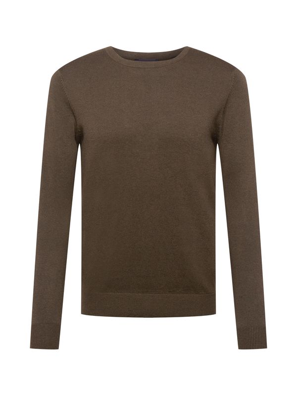 JACK & JONES JACK & JONES Пуловер 'Emil'  кафяво