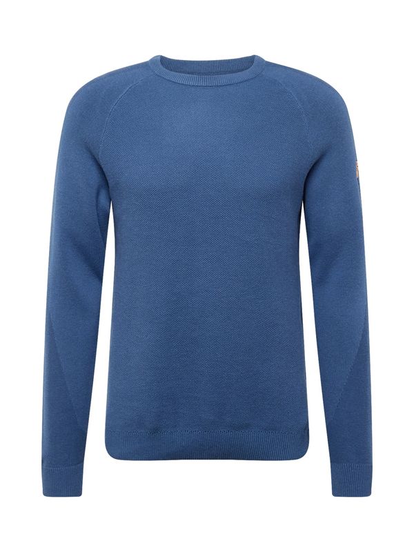 JACK & JONES JACK & JONES Пуловер 'Fusion'  синьо