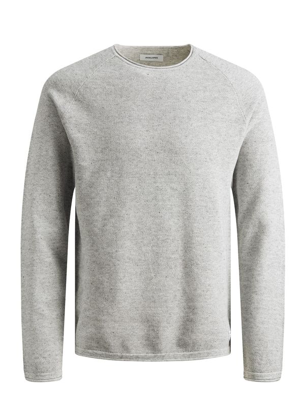 JACK & JONES JACK & JONES Пуловер 'Hill'  сив меланж