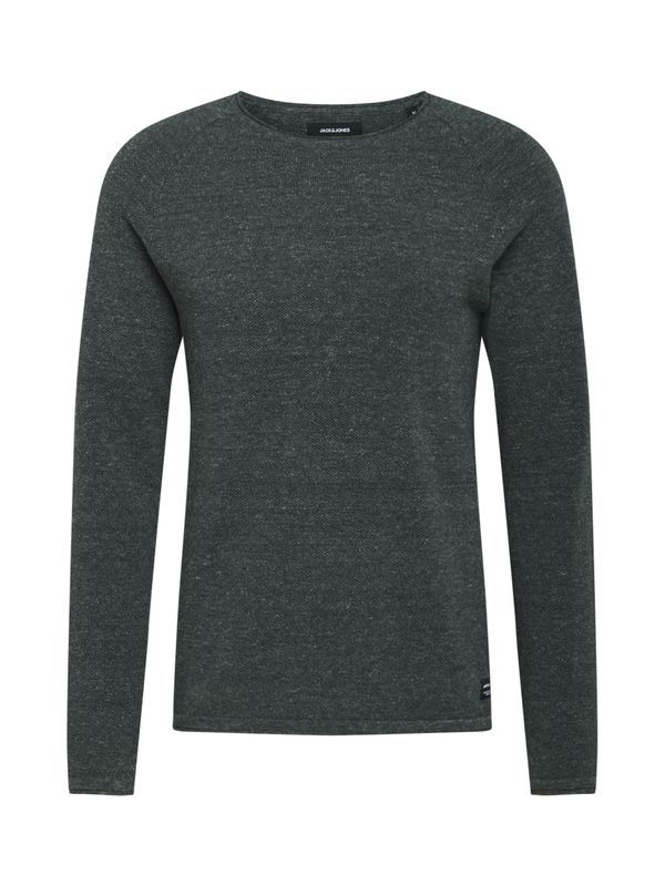 JACK & JONES JACK & JONES Пуловер 'Hill'  тъмносиво