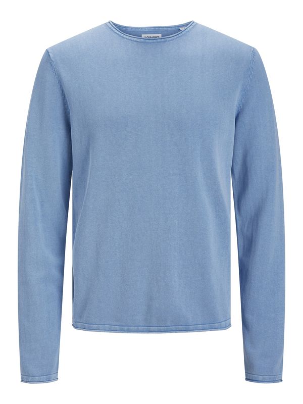 JACK & JONES JACK & JONES Пуловер 'Leo'  светлосиньо