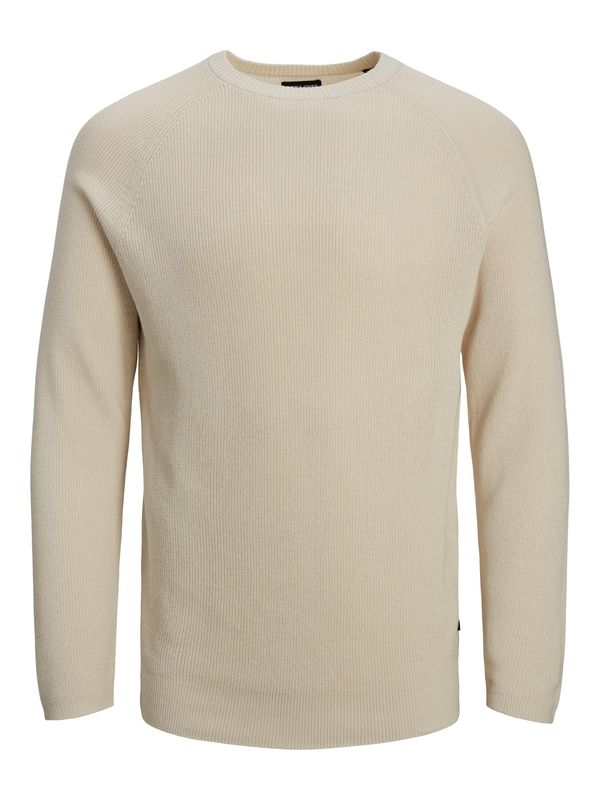 JACK & JONES JACK & JONES Пуловер 'Matt'  светлобежово
