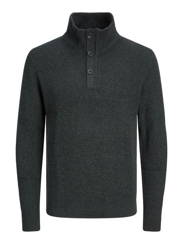 JACK & JONES JACK & JONES Пуловер 'PERFECT'  елхово зелено