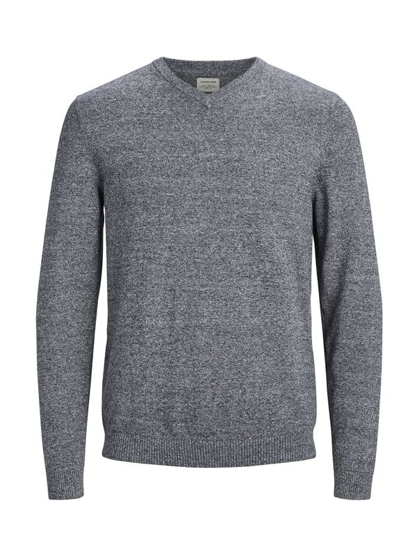 JACK & JONES JACK & JONES Пуловер  сив меланж