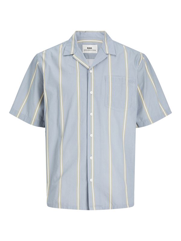 JACK & JONES JACK & JONES Риза 'CAIN'  гълъбово синьо / мед / бяло