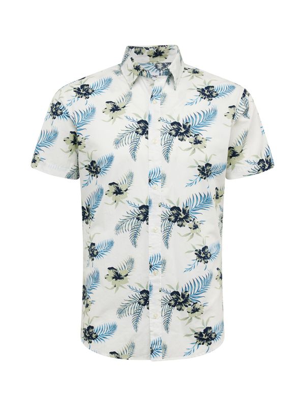 JACK & JONES JACK & JONES Риза 'CHILL'  синьо / морскосиньо / пастелно зелено / бяло