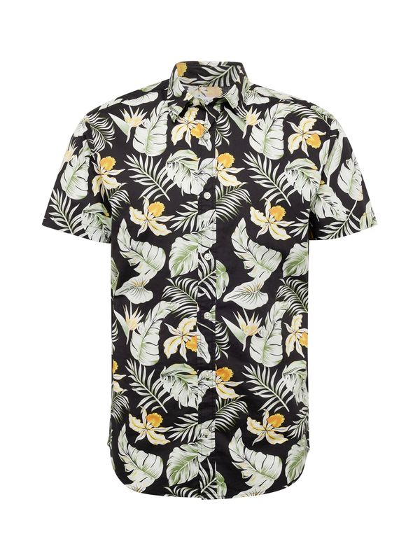 JACK & JONES JACK & JONES Риза 'CHILL'  зелено / оранжево / черно