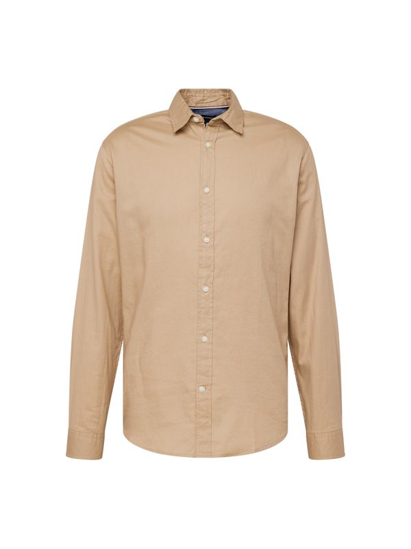 JACK & JONES JACK & JONES Риза 'GINGHAM'  бежово