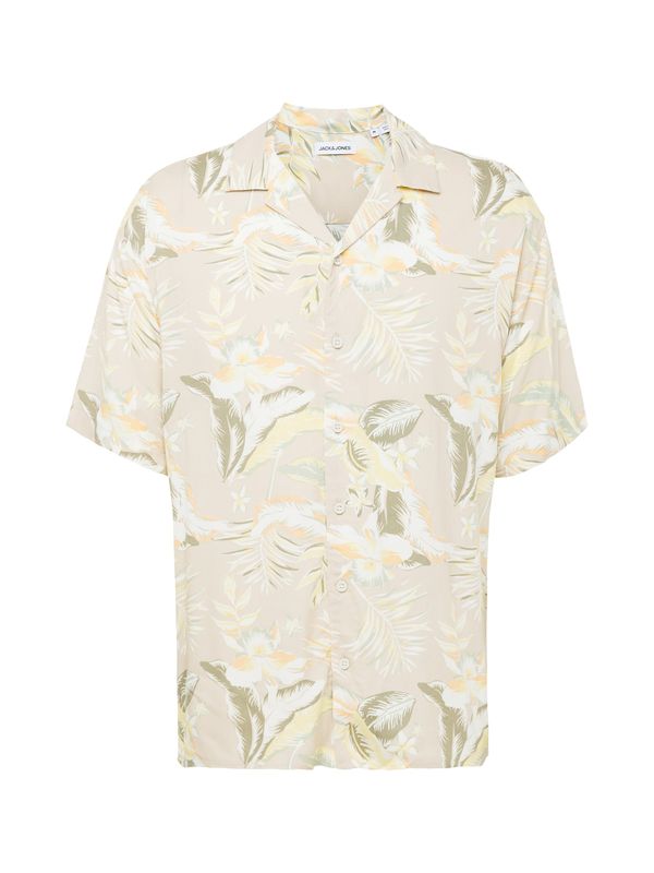 JACK & JONES JACK & JONES Риза 'JEFF'  бежово / пясъчен / маслина / бяло