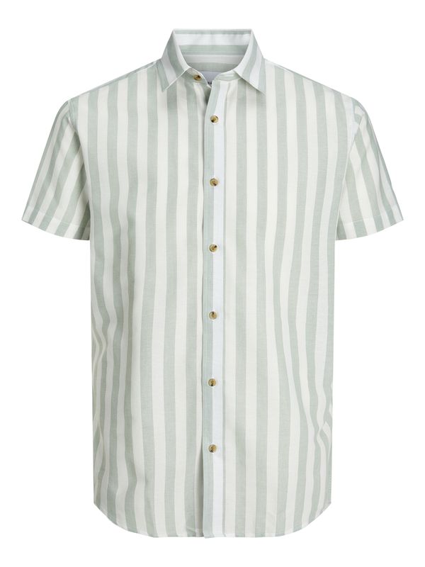 JACK & JONES JACK & JONES Риза 'JOSHUA'  пастелно зелено / бяло
