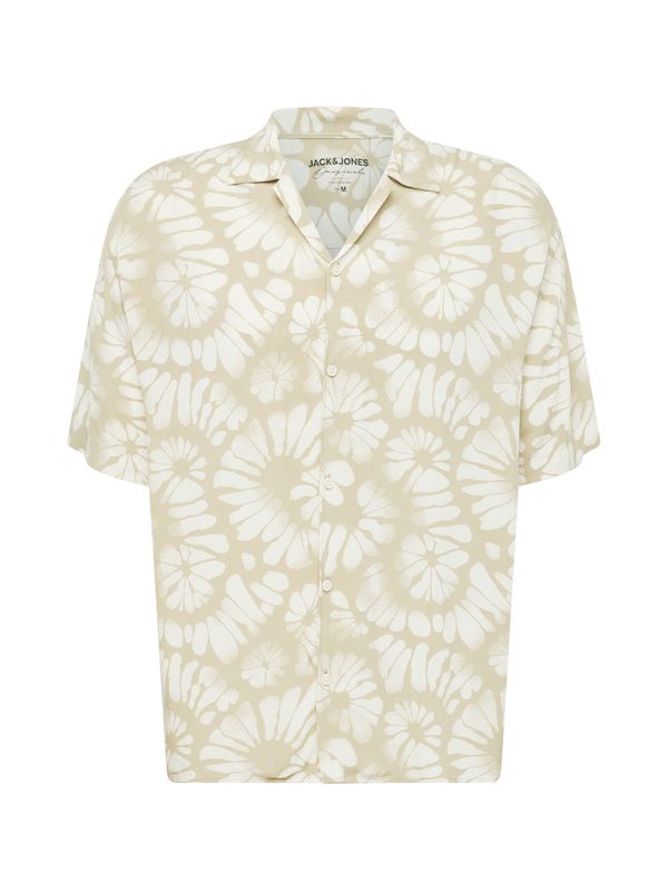 JACK & JONES JACK & JONES Риза 'LUKE'  бежово / светлобежово