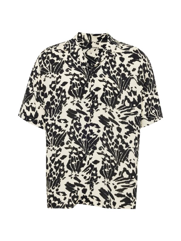 JACK & JONES JACK & JONES Риза 'LUKE'  кремаво / черно
