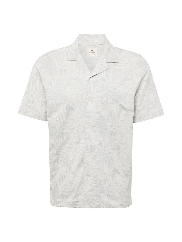 JACK & JONES JACK & JONES Риза 'NAEL'  светлосиво / сив меланж