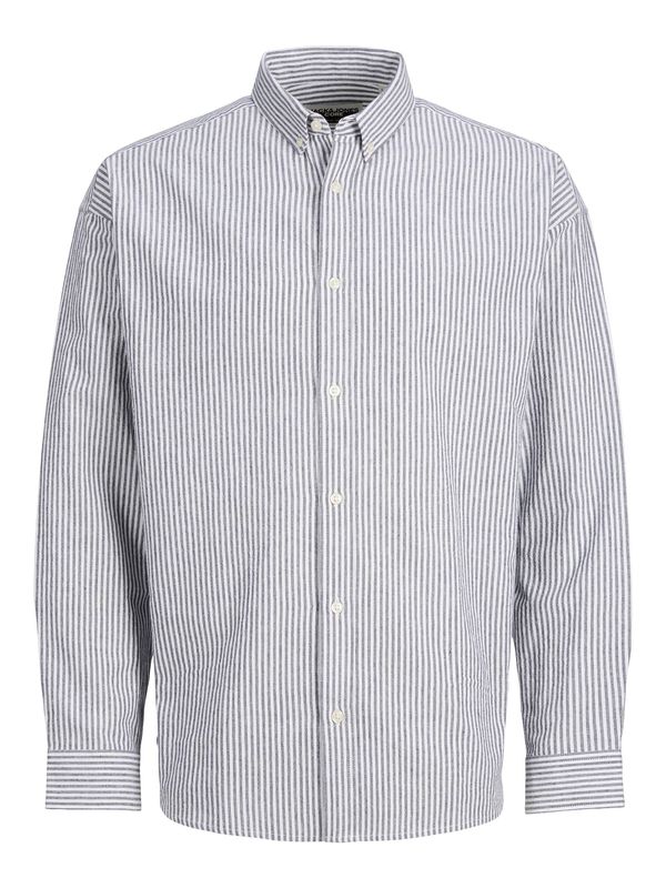 JACK & JONES JACK & JONES Риза  нейви синьо / бяло