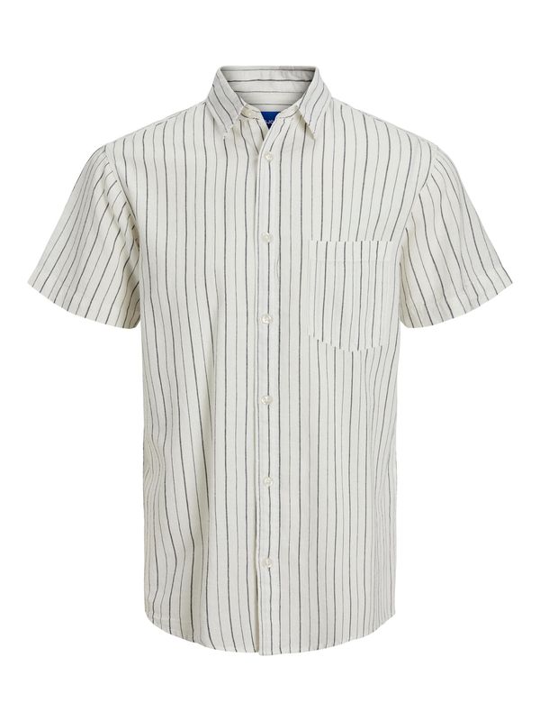 JACK & JONES JACK & JONES Риза 'TULUM'  графитено сиво / бяло