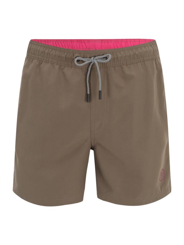 JACK & JONES JACK & JONES Шорти за плуване 'FIJI'  светлокафяво / розово
