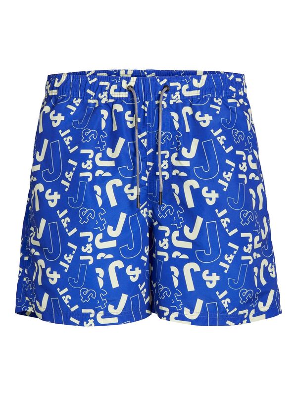 JACK & JONES JACK & JONES Шорти за плуване 'FIJI'  тъмносиньо / бяло
