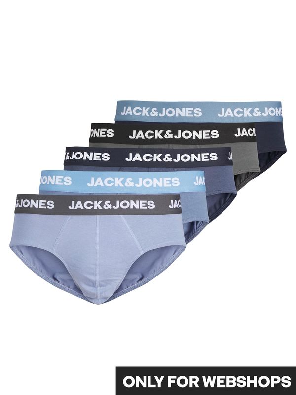 JACK & JONES JACK & JONES Слип  нейви синьо / светлосиньо / тъмносиво / бяло